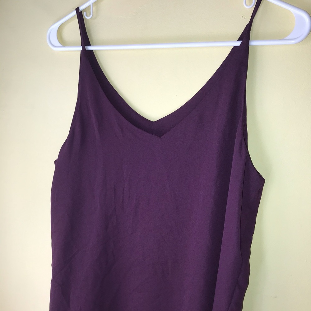 Purple camisole top